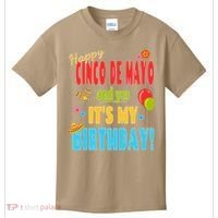 Happy Cinco De Mayo Birthday May 5th Birthday Party Kids T-Shirt thumb 0