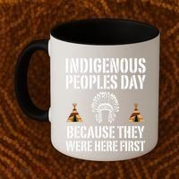 Happy Columbus Day Indigenous People Day Anti Columbus Coffee Mug thumb 2
