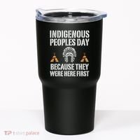 Happy Columbus Day Indigenous People Day Anti Columbus Tumbler thumb 0