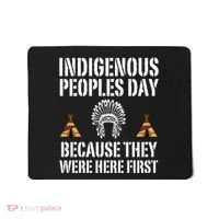 Happy Columbus Day Indigenous People Day Anti Columbus Mousepad thumb 0