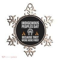 Happy Columbus Day Indigenous People Day Anti Columbus Ornament thumb 0