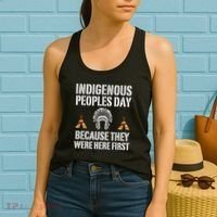 Happy Columbus Day Indigenous People Day Anti Columbus Women's Tank Top thumb 2