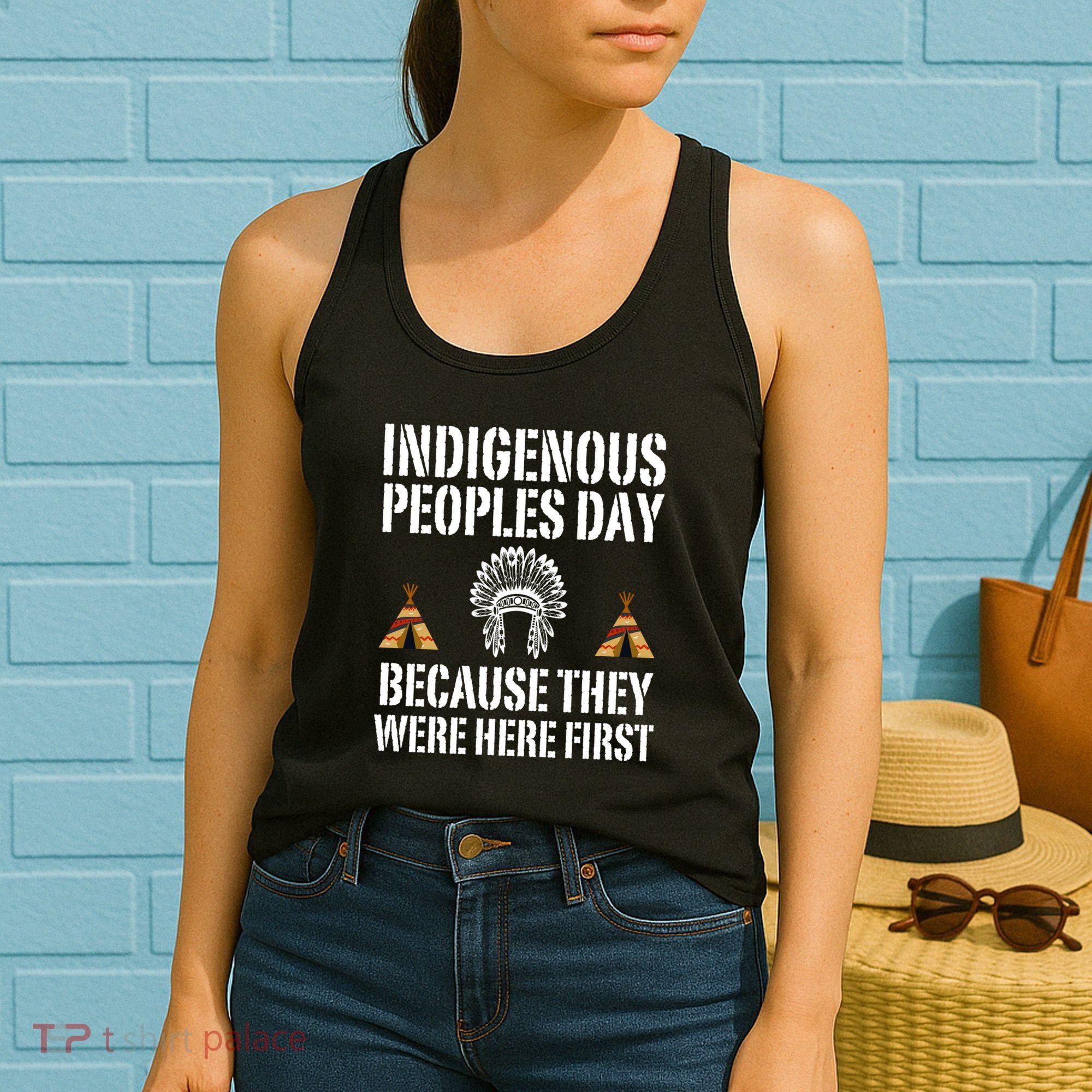 Happy Columbus Day Indigenous People Day Anti Columbus Women's Tank Top