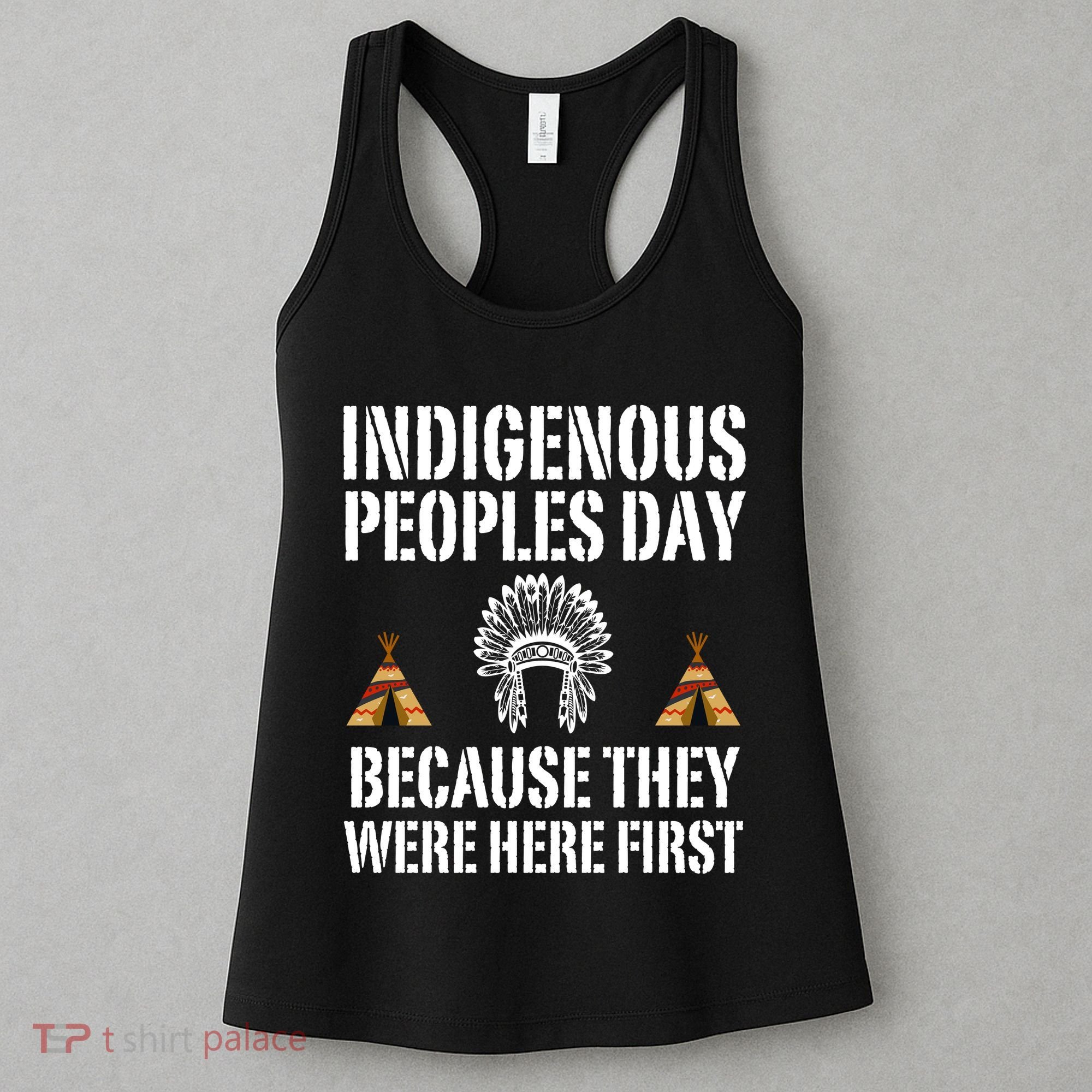 Happy Columbus Day Indigenous People Day Anti Columbus Women's Tank Top
