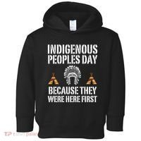 Happy Columbus Day Indigenous People Day Anti Columbus Toddler Hoodie thumb 0