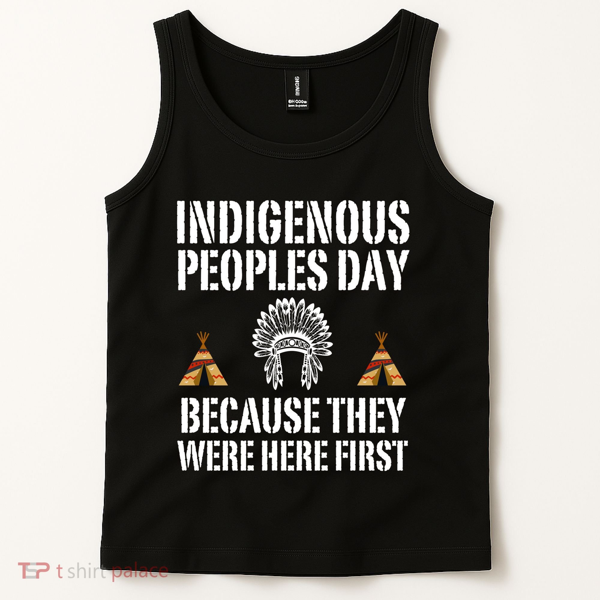 Happy Columbus Day Indigenous People Day Anti Columbus Tank Top