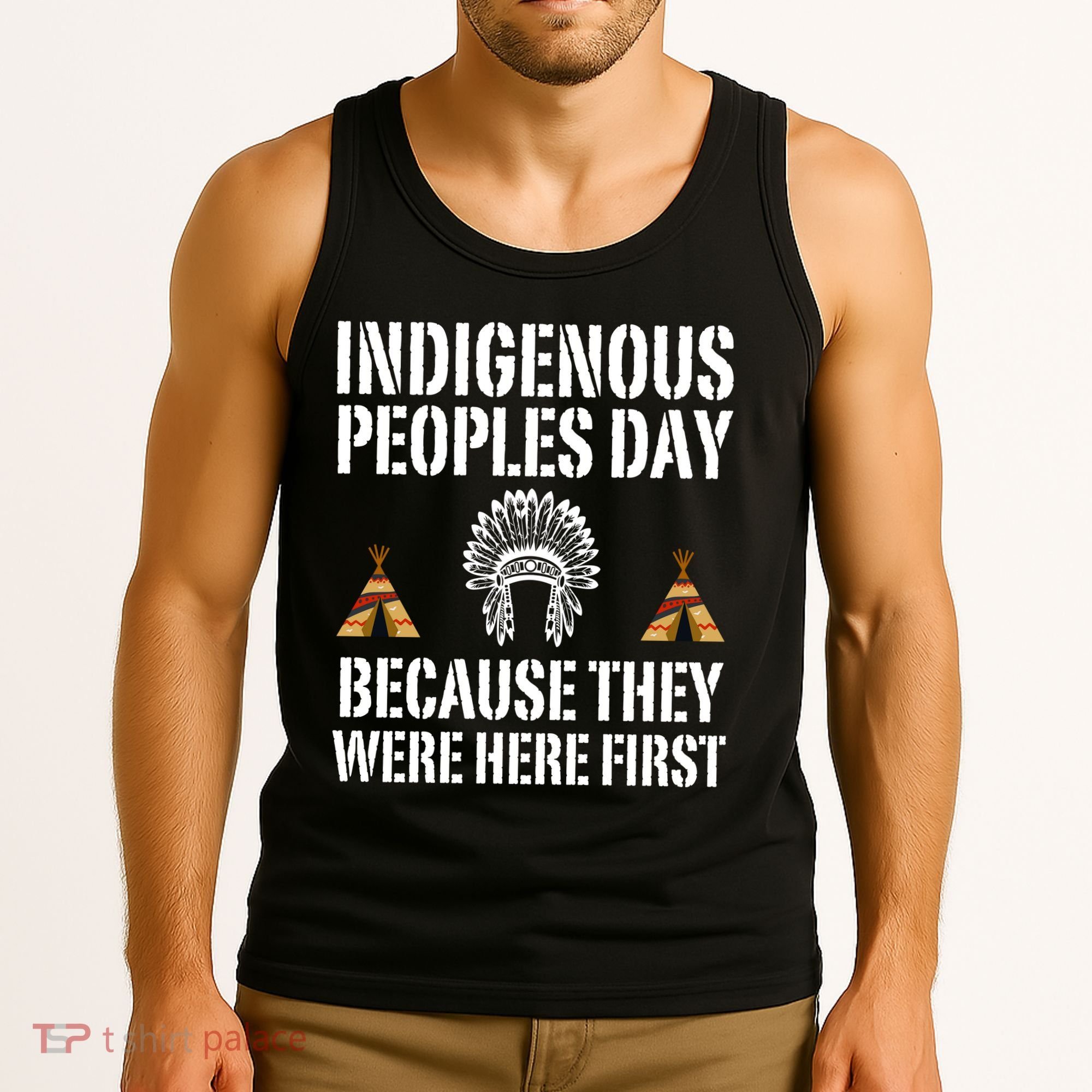 Happy Columbus Day Indigenous People Day Anti Columbus Tank Top