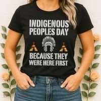 Happy Columbus Day Indigenous People Day Anti Columbus Women's T-Shirt thumb 2