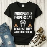 Happy Columbus Day Indigenous People Day Anti Columbus Women's T-Shirt thumb 3