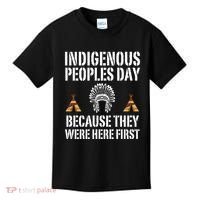 Happy Columbus Day Indigenous People Day Anti Columbus Kids T-Shirt thumb 0