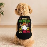 Happy Cinco De Mayo Mexican Gnome Cinco De Mayo Doggie Tank thumb 2