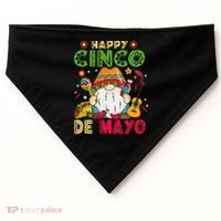 Happy Cinco De Mayo Mexican Gnome Cinco De Mayo USA-Made Doggie Bandana thumb 0