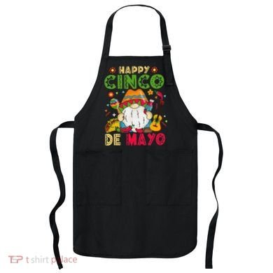 Happy Cinco De Mayo Mexican Gnome Cinco De Mayo Apron