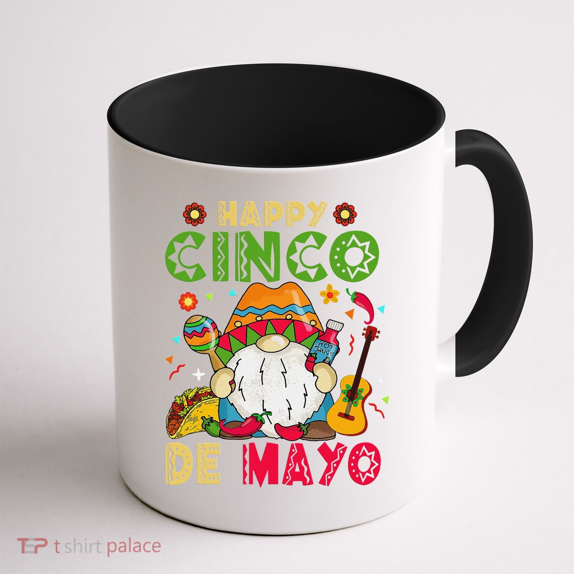 Happy Cinco De Mayo Mexican Gnome Cinco De Mayo Coffee Mug