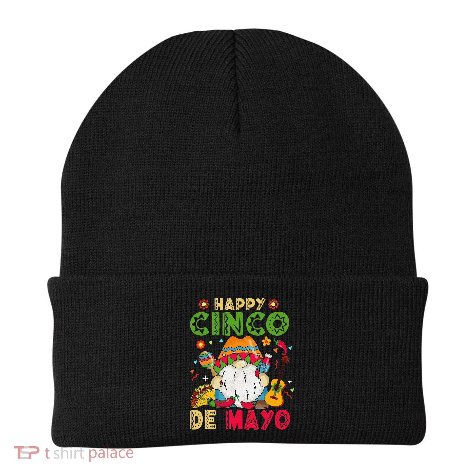 Happy Cinco De Mayo Mexican Gnome Cinco De Mayo Beanie