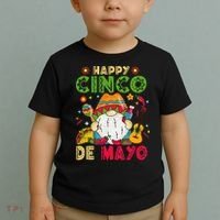 Happy Cinco De Mayo Mexican Gnome Cinco De Mayo Toddler T-Shirt thumb 2