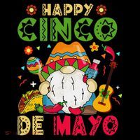 Happy Cinco De Mayo Mexican Gnome Cinco De Mayo Kids Sweatshirt thumb 2