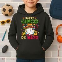 Happy Cinco De Mayo Mexican Gnome Cinco De Mayo Kids Hoodie thumb 2