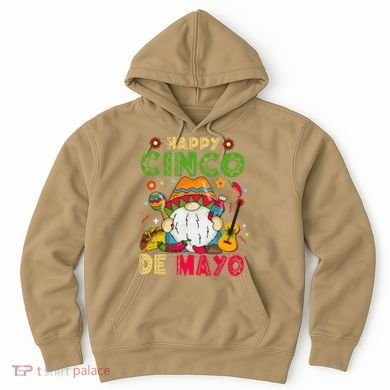 Happy Cinco De Mayo Mexican Gnome Cinco De Mayo Hoodie