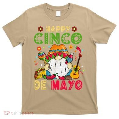 Happy Cinco De Mayo Mexican Gnome Cinco De Mayo T-Shirt