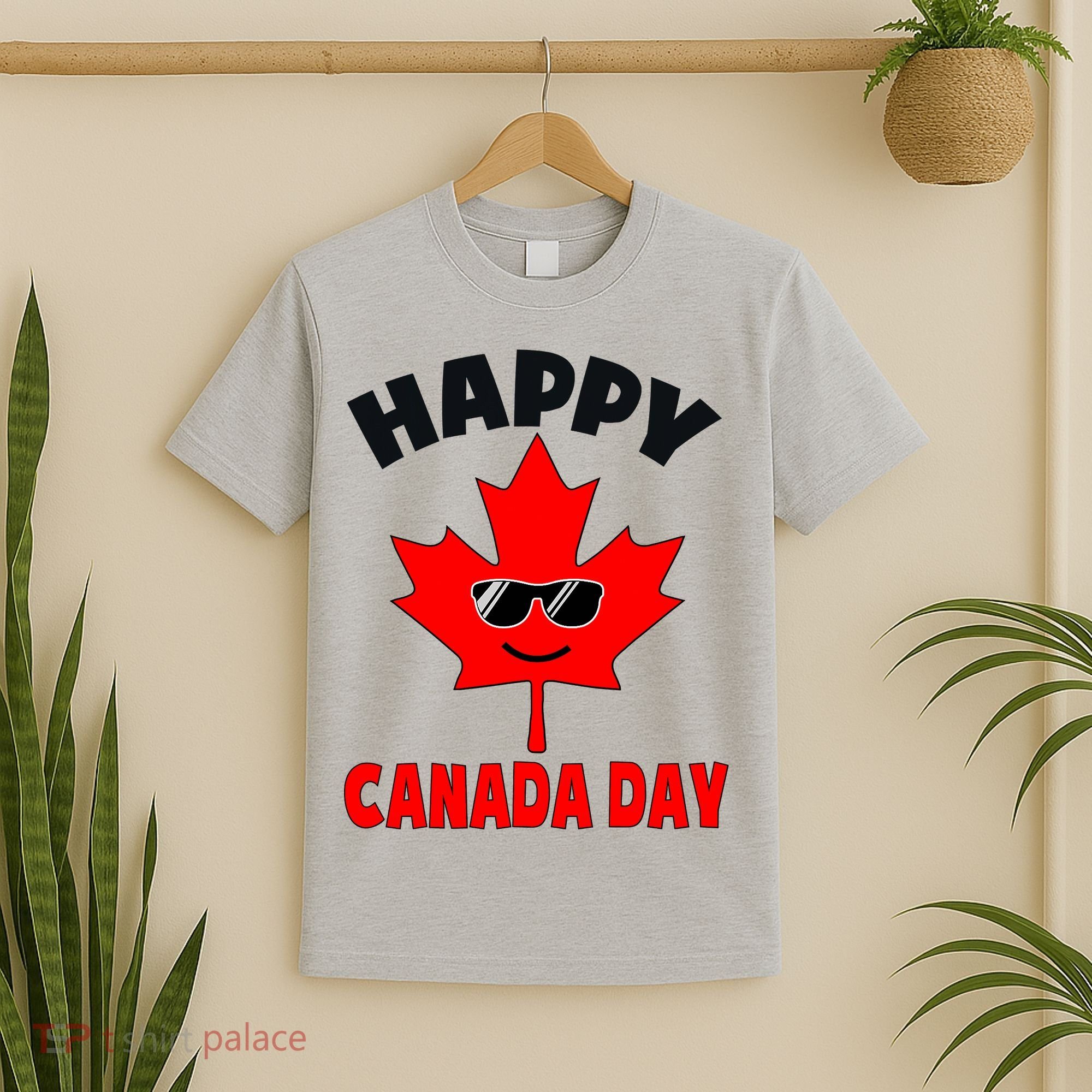 Happy Canada Day Funny Maple Leaf Canada Day T-Shirt