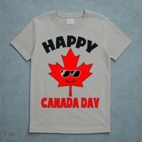Happy Canada Day Funny Maple Leaf Canada Day T-Shirt thumb 5