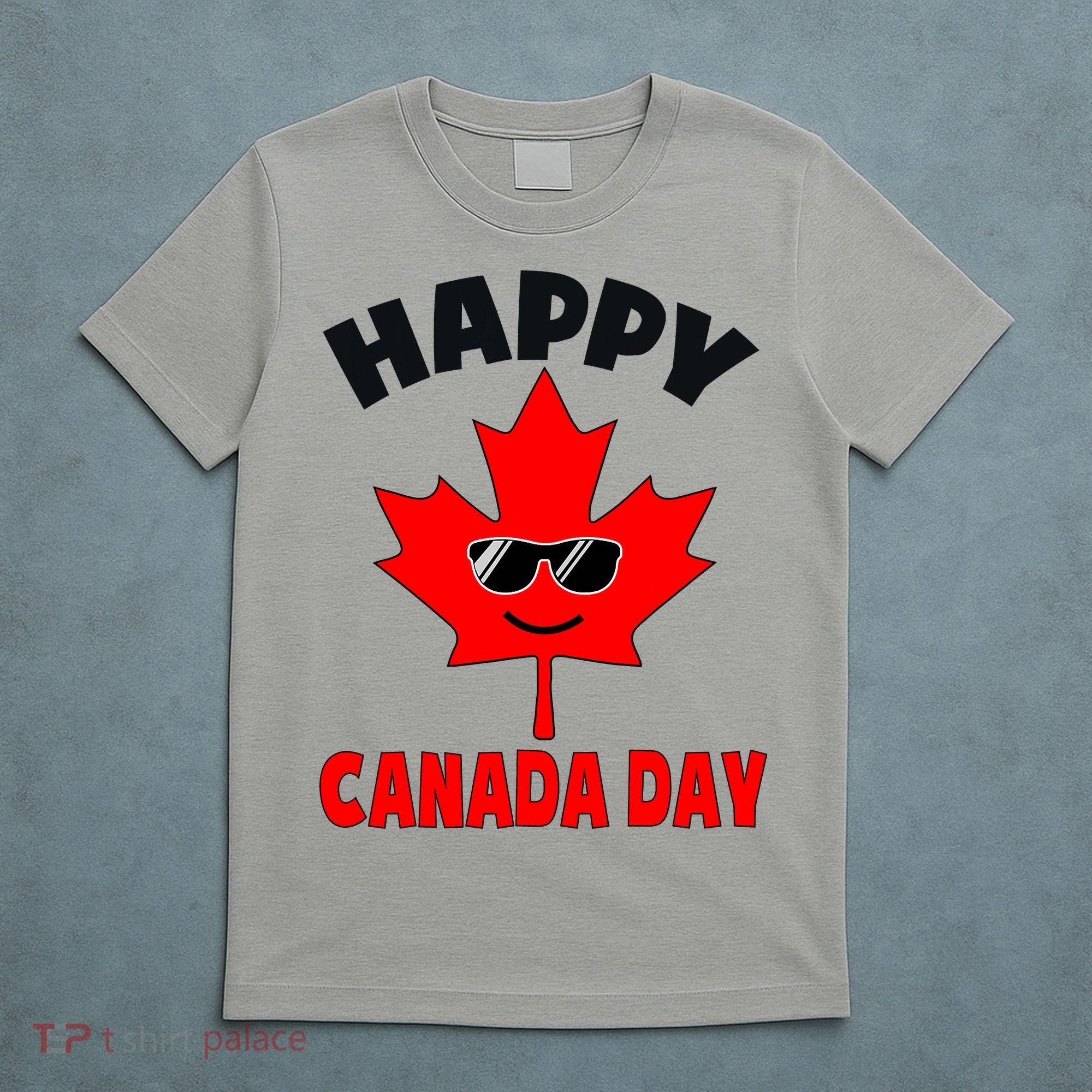 Happy Canada Day Funny Maple Leaf Canada Day T-Shirt
