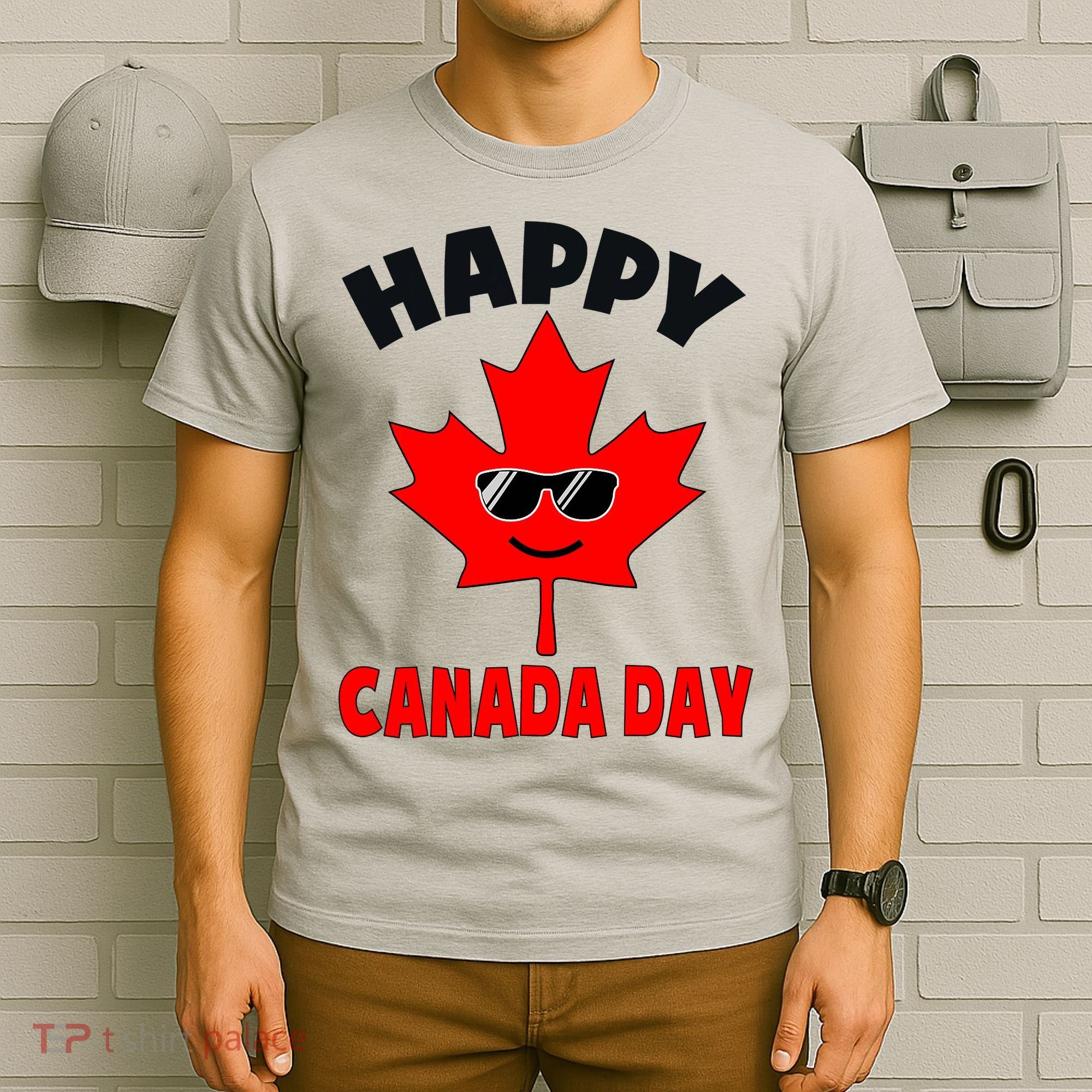 Happy Canada Day Funny Maple Leaf Canada Day T-Shirt