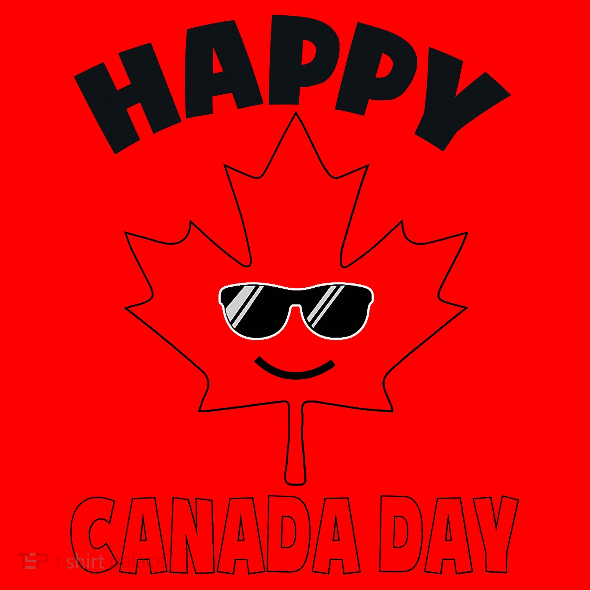 Happy Canada Day Funny Maple Leaf Canada Day Santa Hat