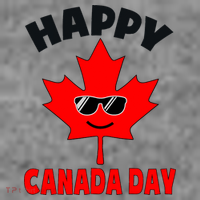 Happy Canada Day Funny Maple Leaf Canada Day Toddler Hoodie thumb 2