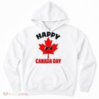 Happy Canada Day Funny Maple Leaf Canada Day Hoodie thumb 0