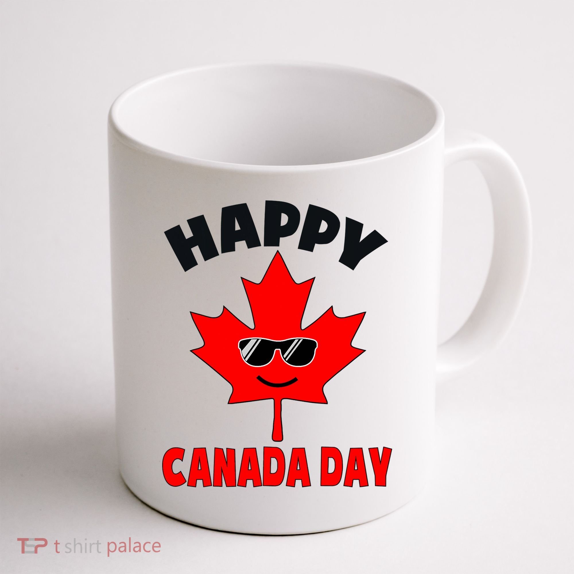 Happy Canada Day Funny Maple Leaf Canada Day Coffee Mug