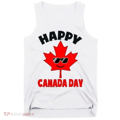 Happy Canada Day Funny Maple Leaf Canada Day Tank Top