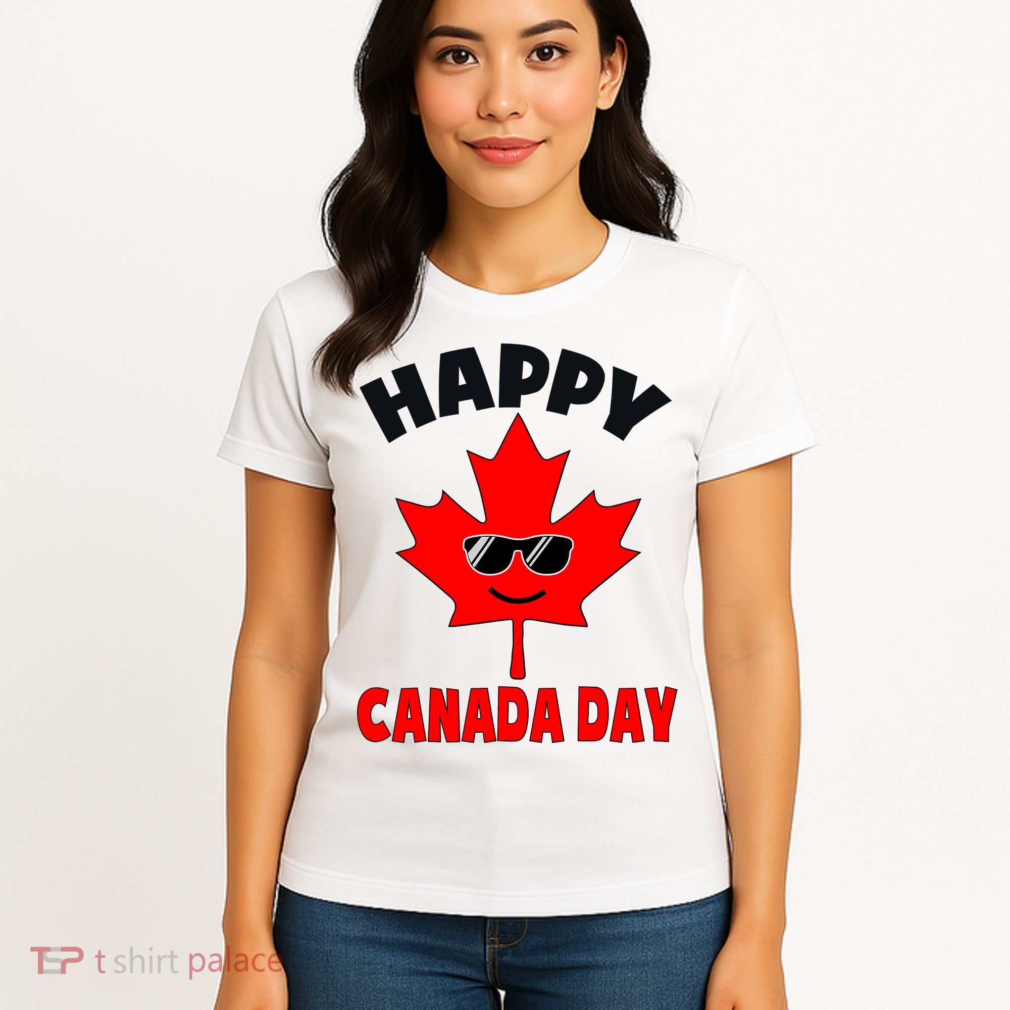 Happy Canada Day Funny Maple Leaf Canada Day Women's T-Shirt