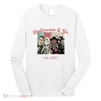 Halloween Co Est 1957 Scream Spooky Halloween Groovy Retro Long Sleeve Shirt thumb 0