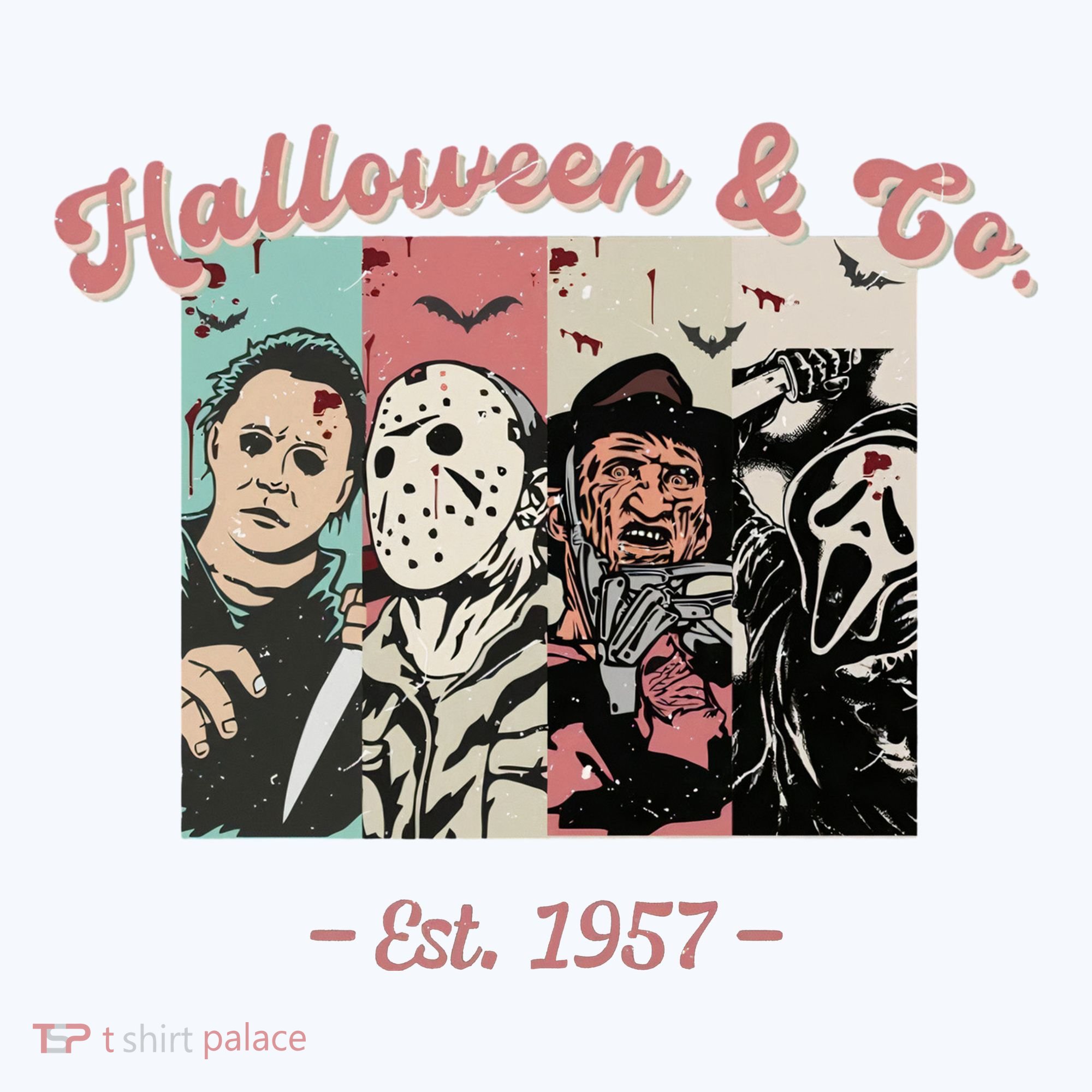 Halloween Co Est 1957 Scream Spooky Halloween Groovy Retro Sweatshirt