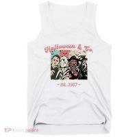 Halloween Co Est 1957 Scream Spooky Halloween Groovy Retro Tank Top thumb 0