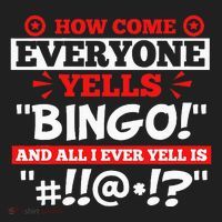 How Come Everyone Yells Bingo Bingo Lover Gambler Gambling Beanie thumb 2