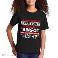 How Come Everyone Yells Bingo Bingo Lover Gambler Gambling Kids T-Shirt thumb 2