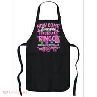 How Come Everyone Else Yells Bingo Funny Lucky Bingo Apron thumb 0