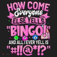 How Come Everyone Else Yells Bingo Funny Lucky Bingo Beanie thumb 2