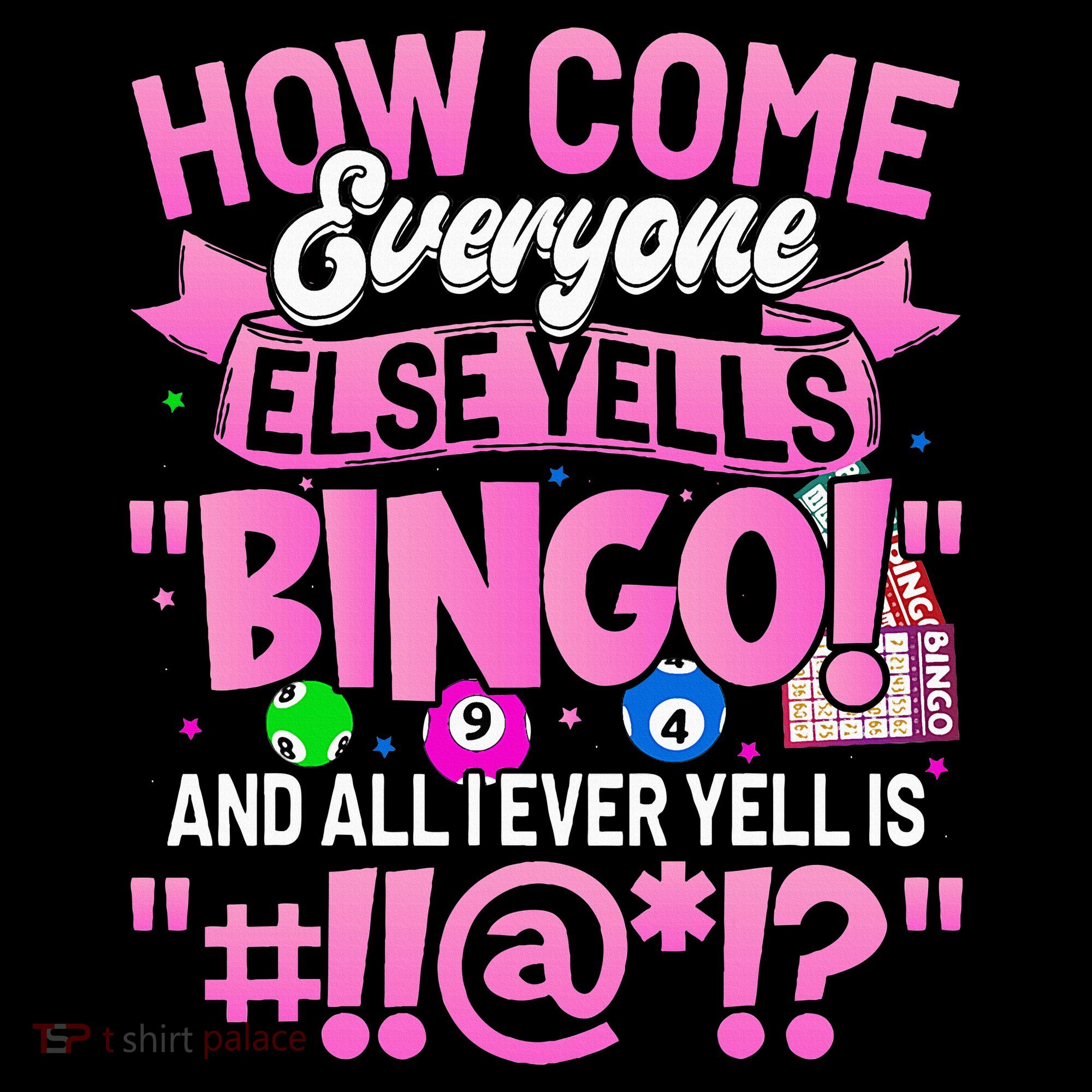 How Come Everyone Else Yells Bingo Funny Lucky Bingo Women's Hoodie