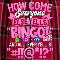 How Come Everyone Else Yells Bingo Funny Lucky Bingo Women's Flannel Plaid Pajama Pants thumb 2