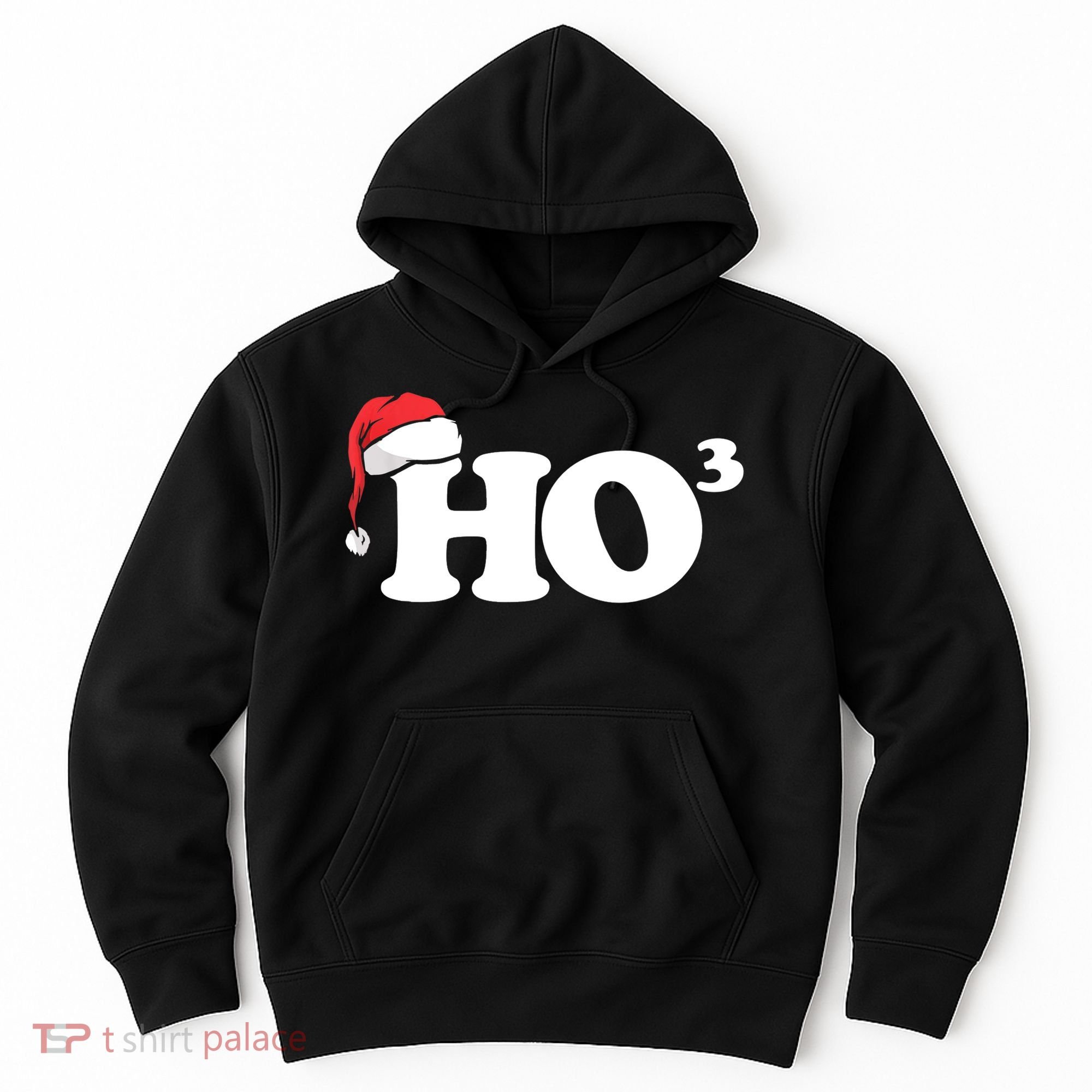 Ho Cubbed Funny Ho To The Power Three Ho Ho Ho Christmas TShirt Hoodie