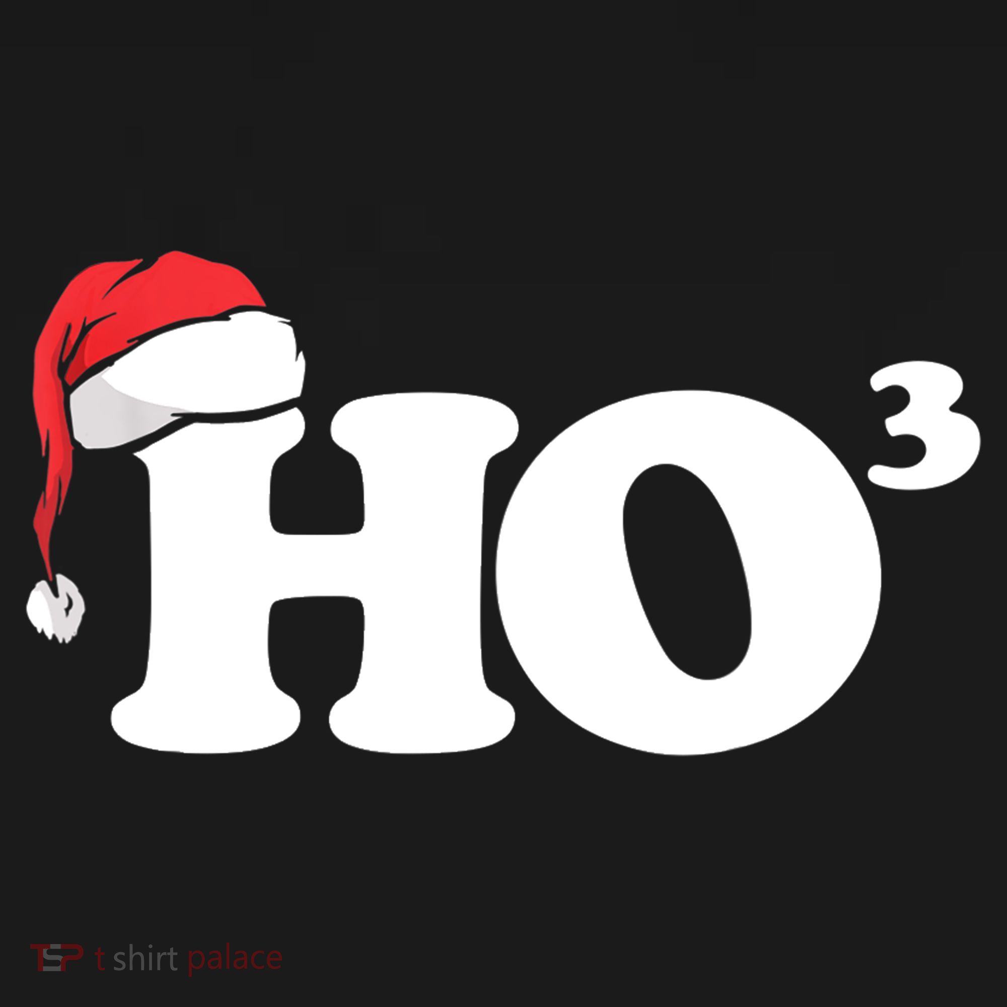 Ho Cubbed Funny Ho To The Power Three Ho Ho Ho Christmas TShirt Apron