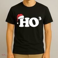 Ho Cubbed Funny Ho To The Power Three Ho Ho Ho Christmas TShirt T-Shirt thumb 3