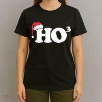 Ho Cubbed Funny Ho To The Power Three Ho Ho Ho Christmas TShirt T-Shirt thumb 4