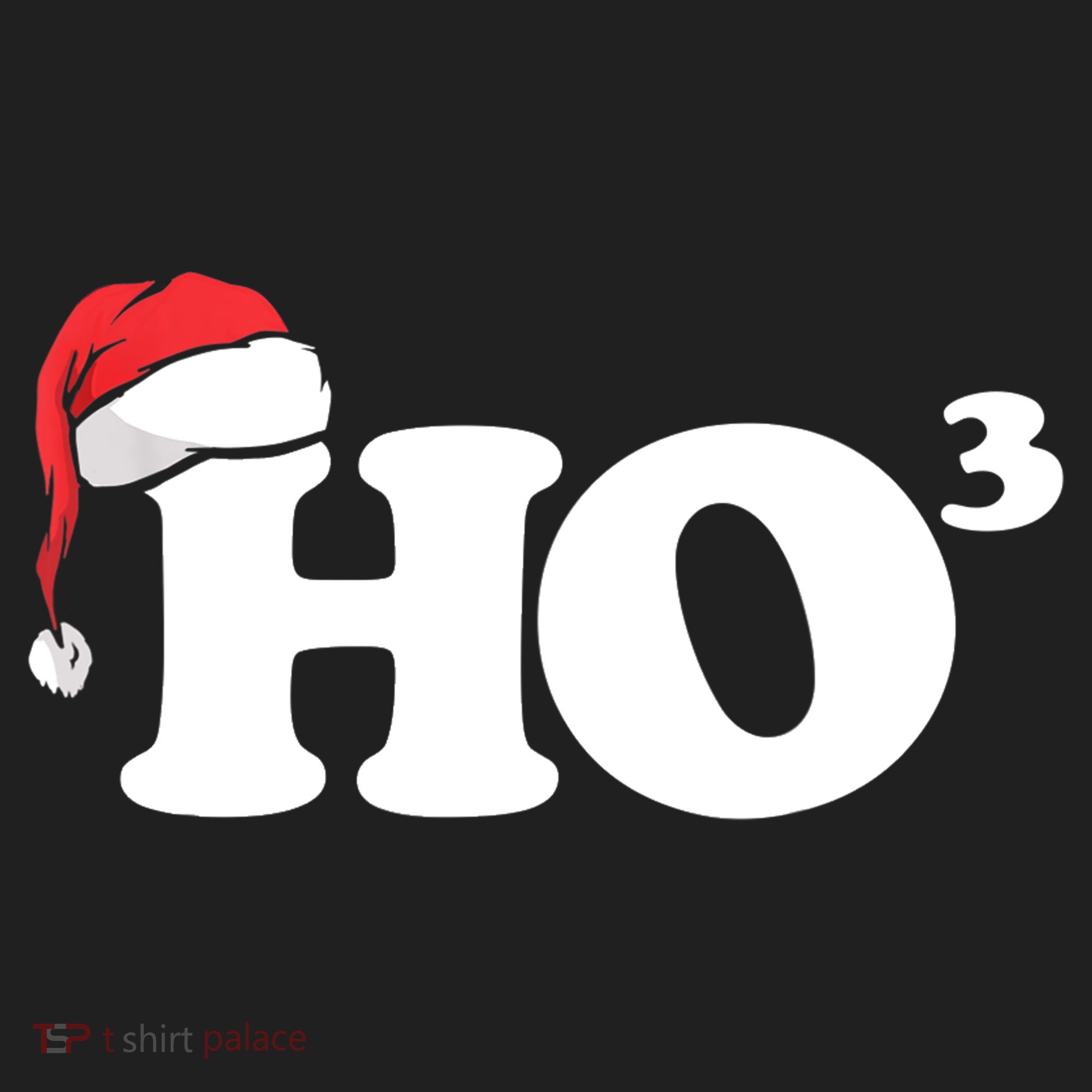 Ho Cubbed Funny Ho To The Power Three Ho Ho Ho Christmas TShirt Beanie