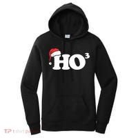 Ho Cubbed Funny Ho To The Power Three Ho Ho Ho Christmas TShirt Women's Hoodie thumb 0