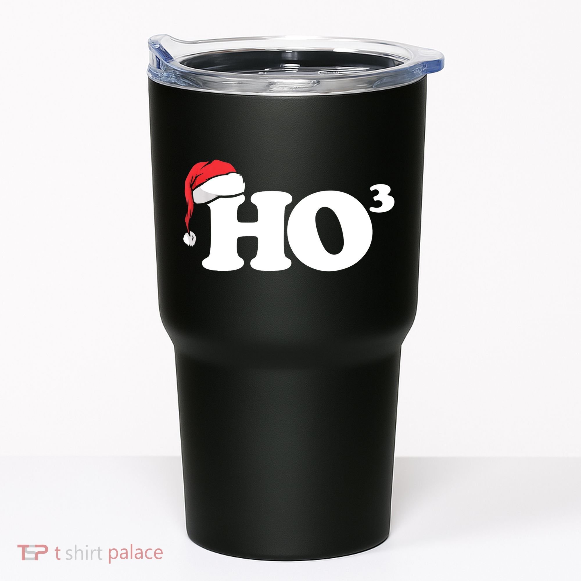 Ho Cubbed Funny Ho To The Power Three Ho Ho Ho Christmas TShirt Tumbler